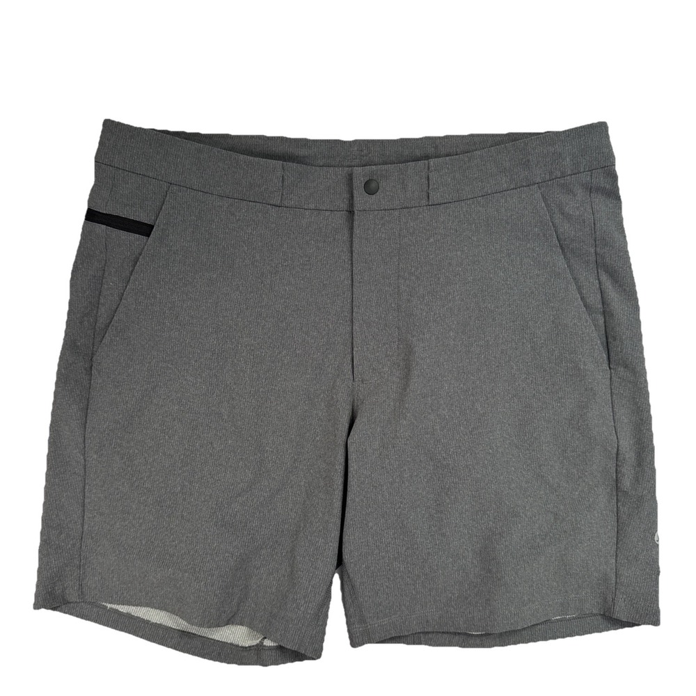 lululemon athletica Gray Men's Flat Front Shorts